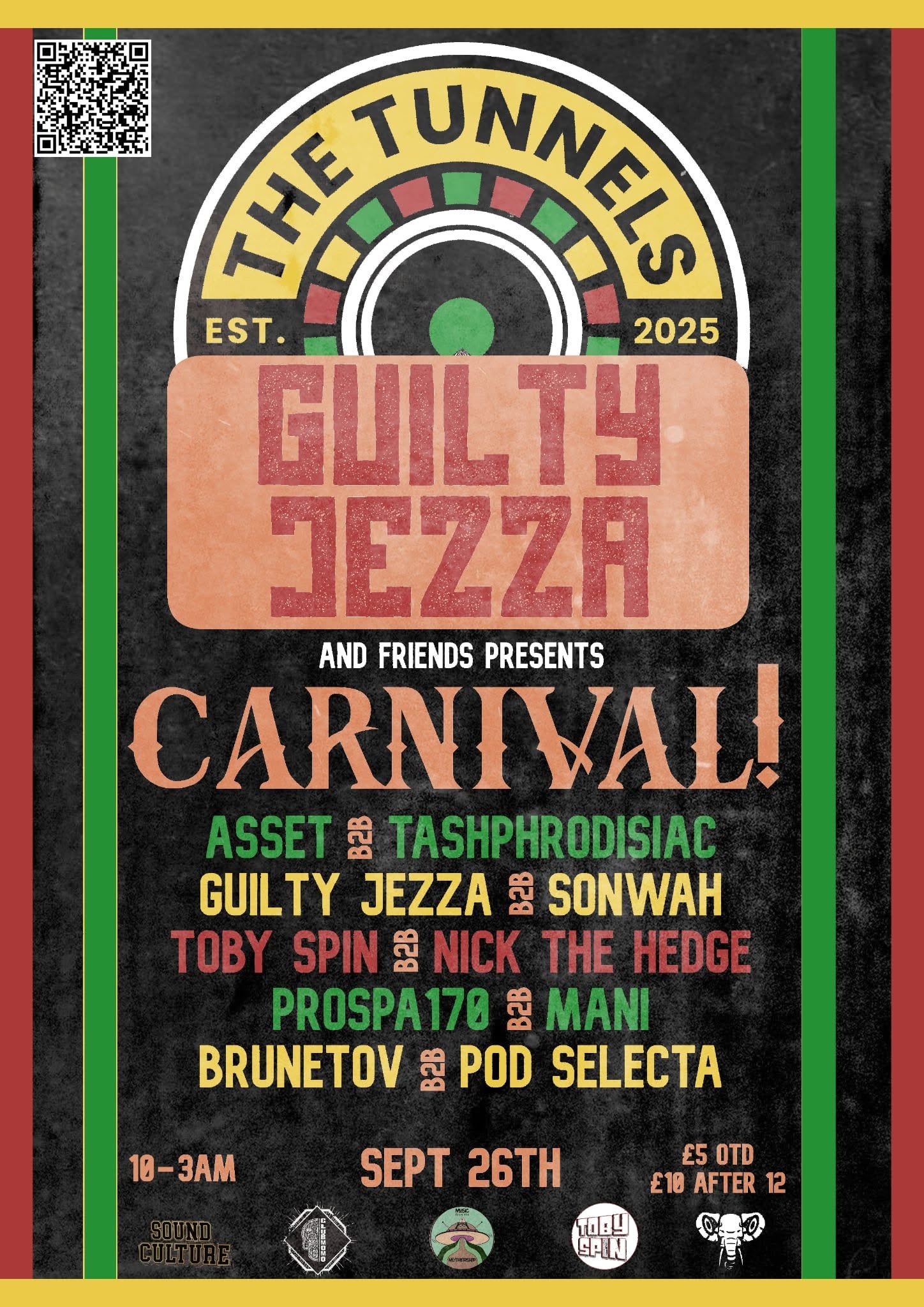 Guilty Jezza & Friends presents Carnival!